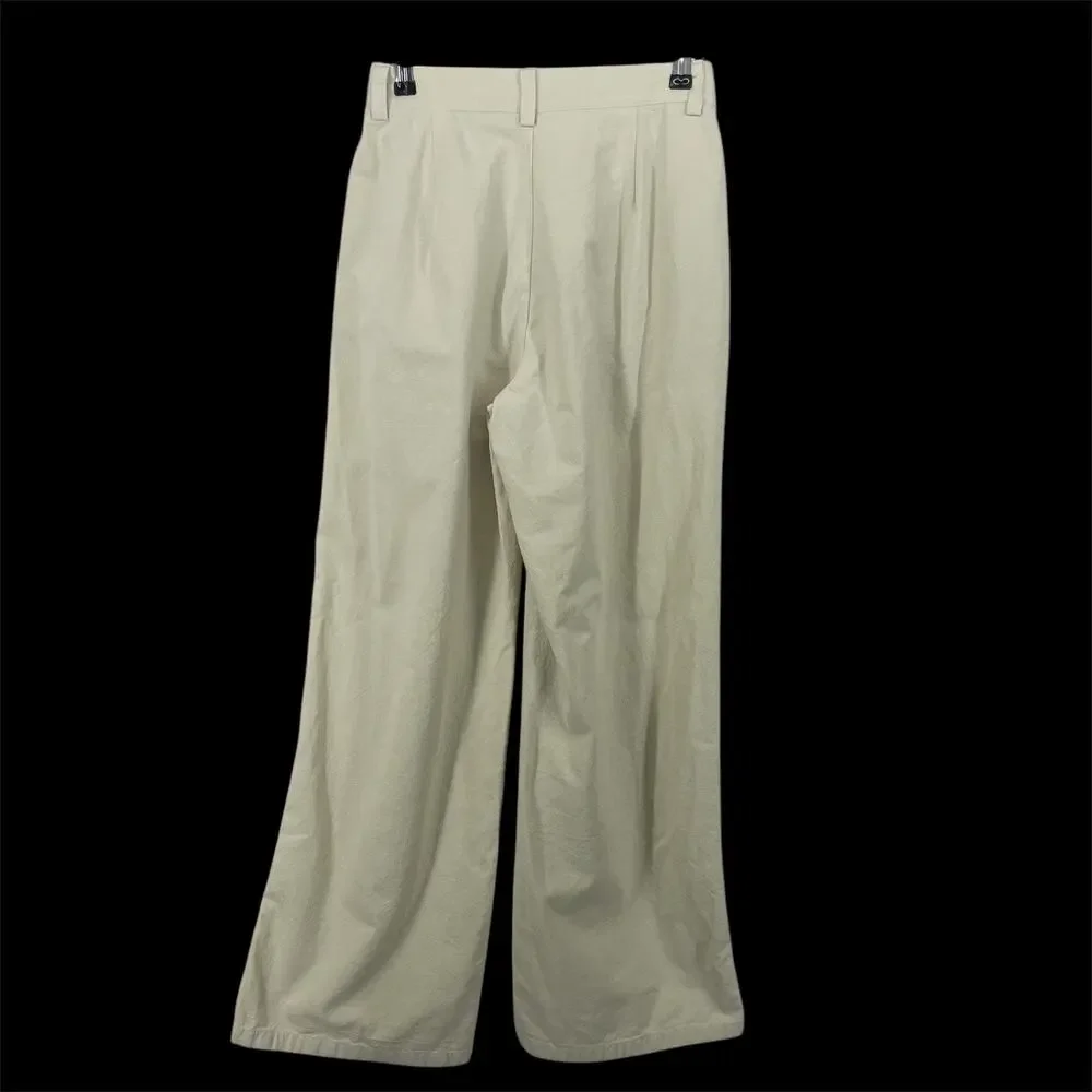 Nasty Gal 28x29 Size‎ 4 Wide Leg Trouser Pants High Rise Cream Neutral Office